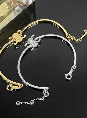 凯旋门celi新款金色手链女生ins小众设计高级感轻奢精致手镯手饰