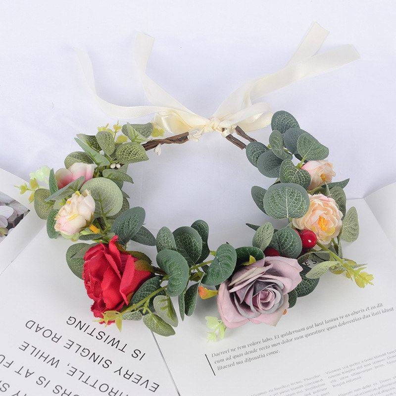 花环日女系花环美森欧景区舞蹈野外布艺独立头饰花朵发饰藤条,家庭/个人清洁工具,束发带,淘宝优惠券,粉丝福利购,淘宝优惠卷