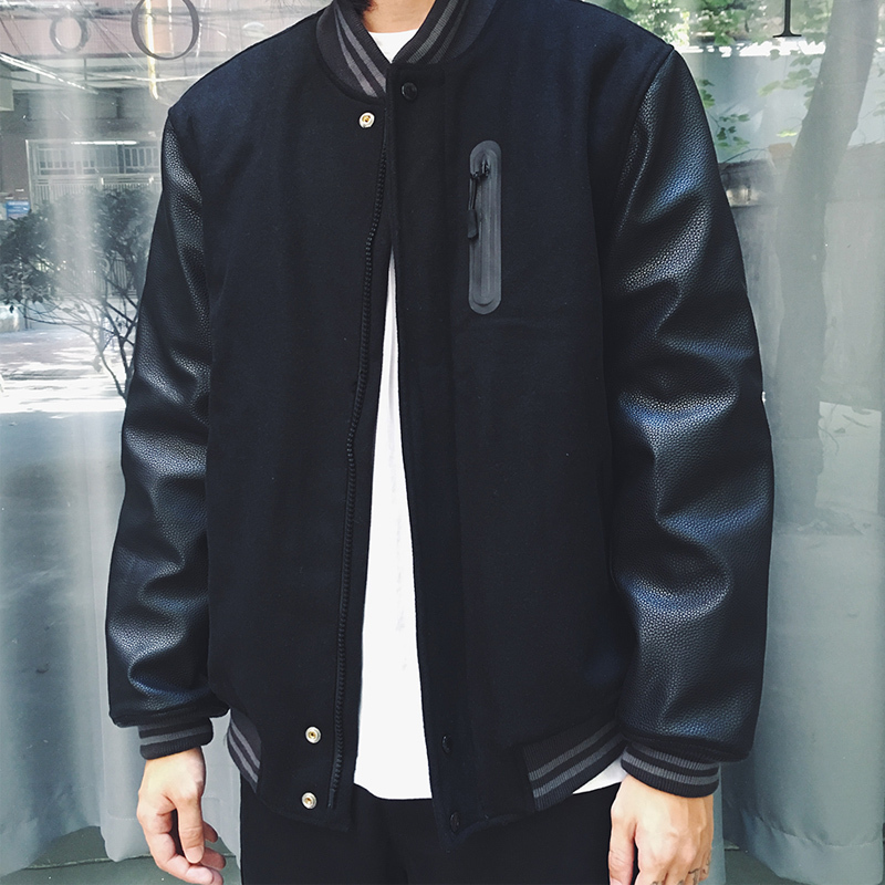 2020秋季新款上衣夹克棒球领宽松