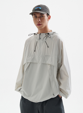 BUTTBILL 23SS三防UPF50+户外皮肤衣防晒服Teflon旅游骑行外套男