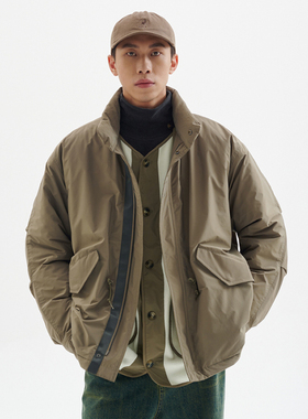 BUTTBILL 三合一摇粒绒外套三防复古夹克廓棉衣服冬季