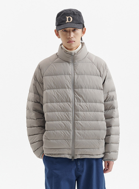 BUTTBILL 25AW基础休闲90白鸭绒防泼水轻量排骨立领无胆羽绒服男