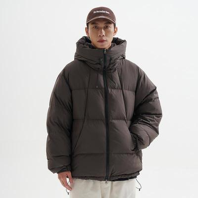 BUTTBILL日系连帽休闲廓形羽绒服