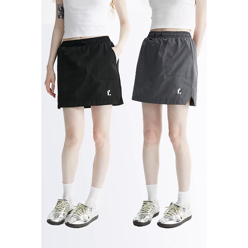 废克赛文FKSW 美式复古运动裙子女高腰防走光带打底裤半身短裙