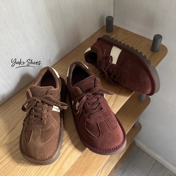 平底防滑棉鞋牛皮丑萌勃肯鞋