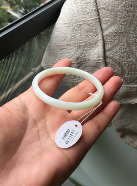 天然A货缅甸料翡翠玉石细条手镯