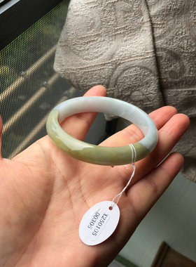 天然A货缅甸料翡翠玉石手镯女款