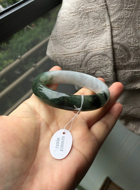 天然A货缅甸料翡翠玉石手镯保真