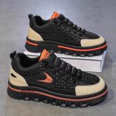 欧洲站百搭运动潮鞋 莆田男鞋 夏季 厚底一脚蹬休闲阿甘板鞋 2025新款