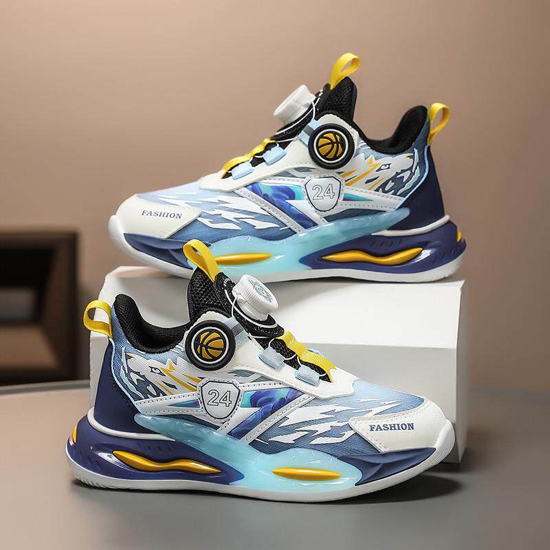 男童鞋子夏季2025新款专业训练儿童篮球鞋中大童小学生透气运动鞋