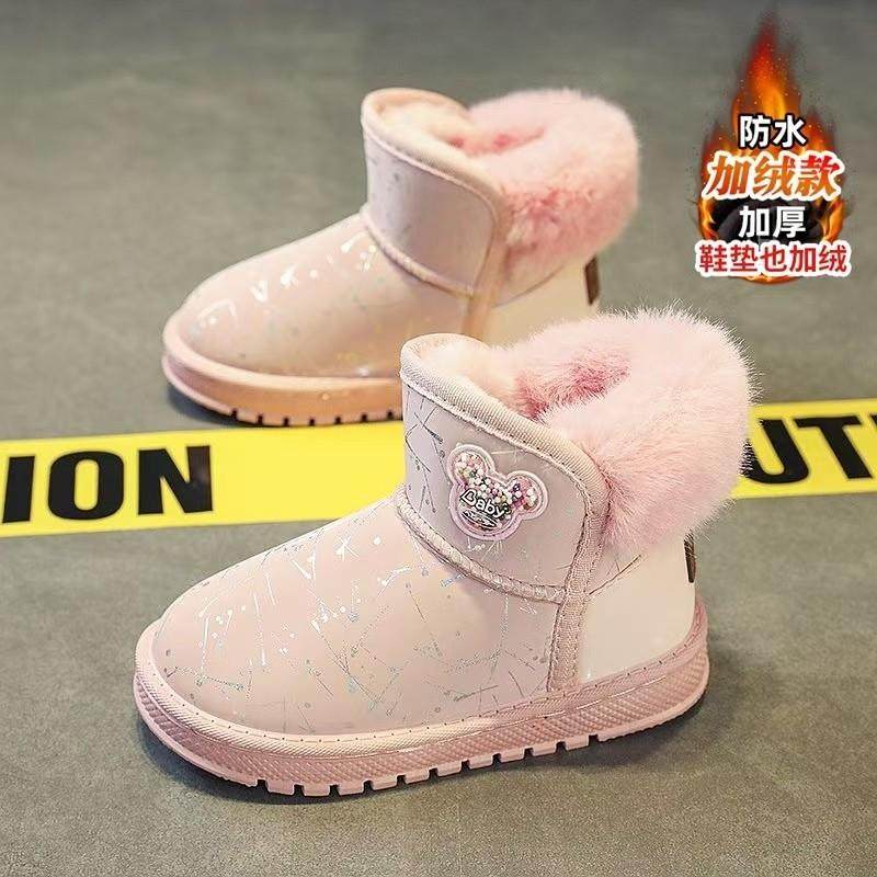 女童靴子冬季2024新款加绒加厚儿童毛毛棉鞋中大童防水女孩雪地靴,童鞋/婴儿鞋/亲子鞋,雪地靴,淘宝优惠券,粉丝福利购,淘宝优惠卷