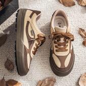 青少年小众原创潮牌阿甘德训鞋 防滑软底百搭休闲板鞋 秋季 阿甘男鞋