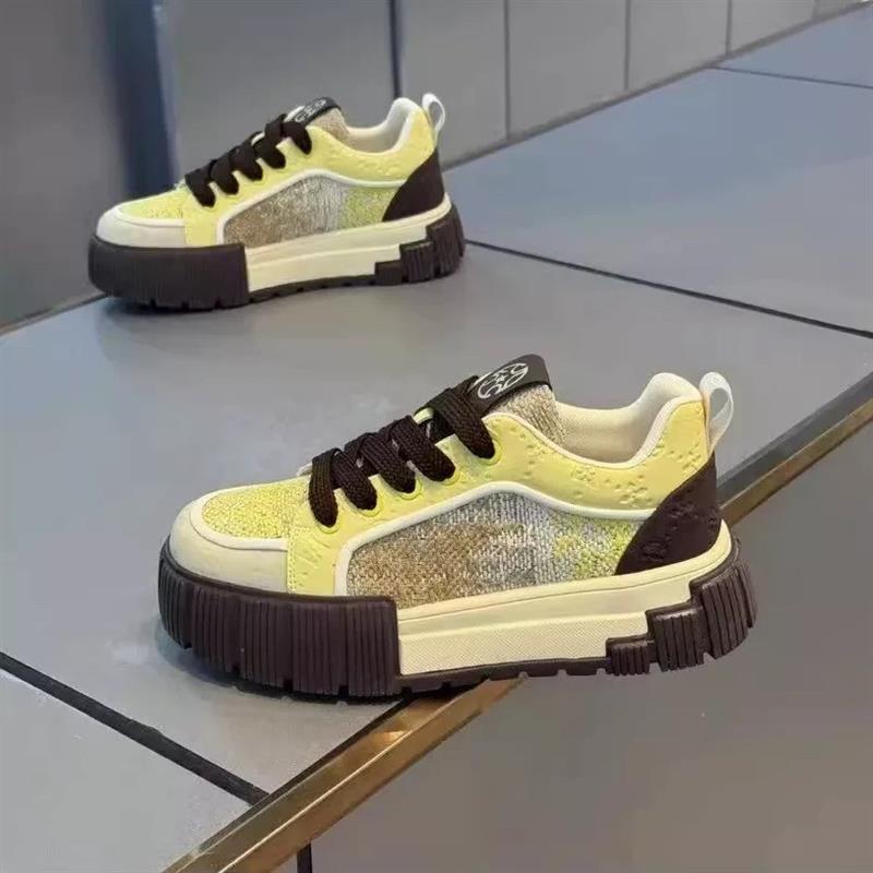 欧洲站男鞋秋冬季网红潮牌男士百搭厚底休闲潮鞋韩版潮流运动板鞋