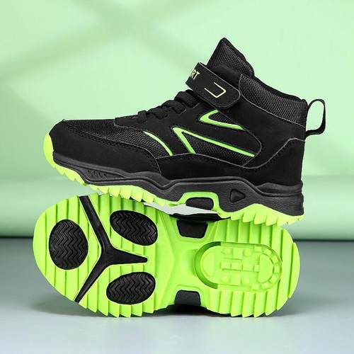 男童鞋子春秋款2025新款儿童网面透气运动鞋中大童防滑男孩登山鞋