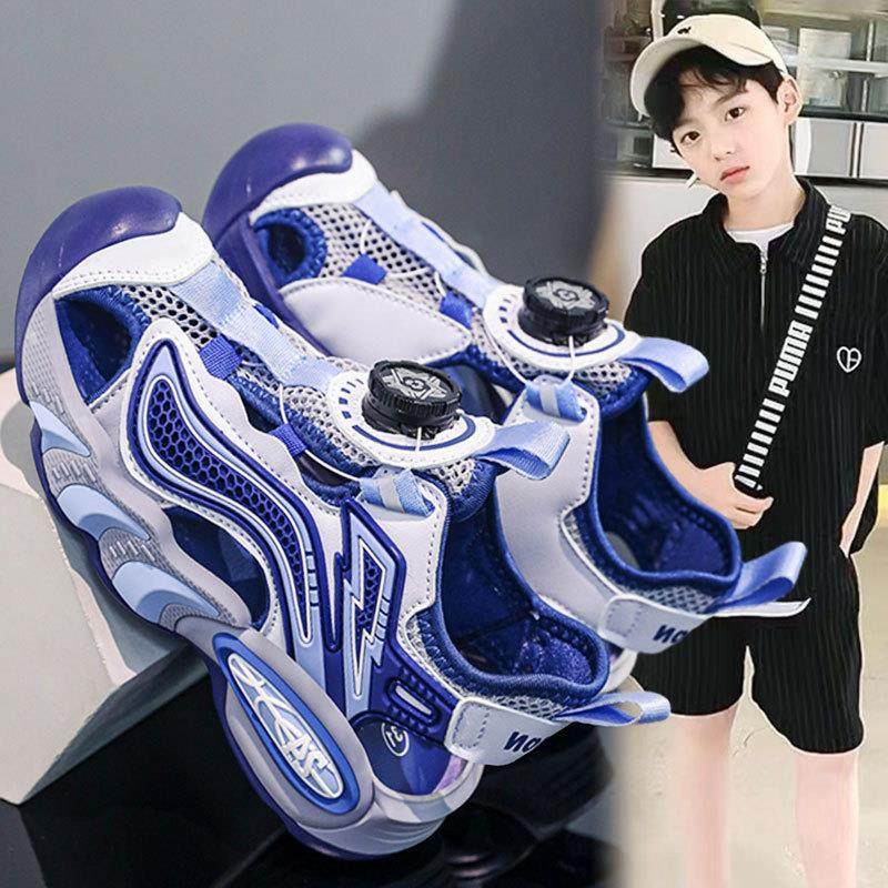 男童包头凉鞋2025新款夏季防滑儿童运动沙滩鞋中大童旋钮帅气凉拖,童鞋/婴儿鞋/亲子鞋,凉鞋,淘宝优惠券,粉丝福利购,淘宝优惠卷