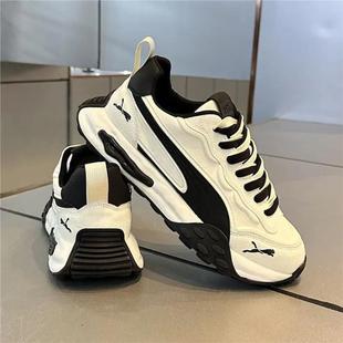 2025新款 内增高休闲运动青少年学生皮面老爹鞋 秋冬季 莆田阿甘男鞋