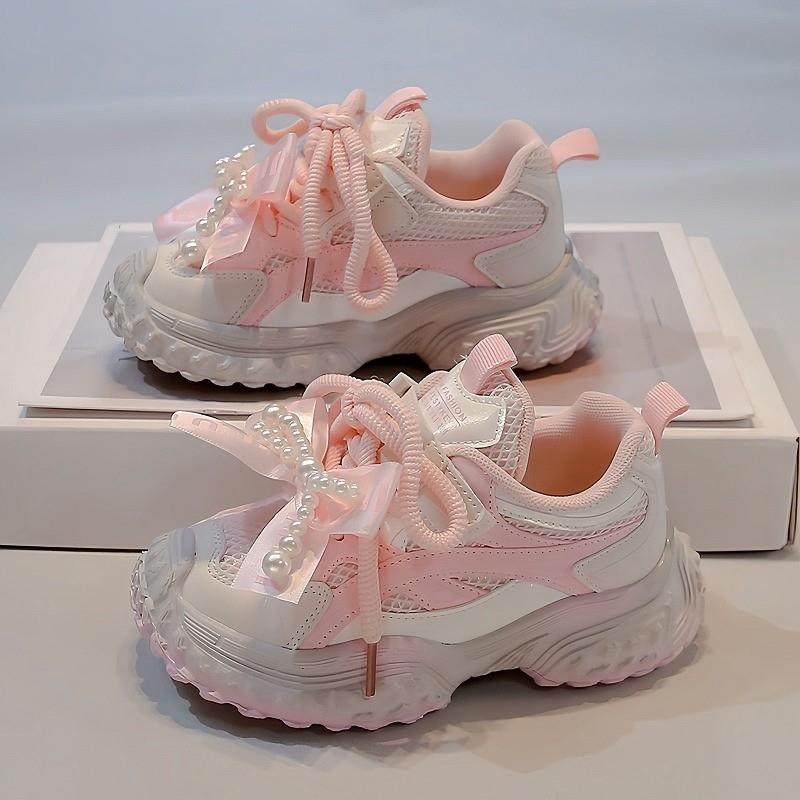 女童鞋子春秋款2025新款儿童网面透气运动鞋中大童粉色女孩老爹鞋,童鞋/婴儿鞋/亲子鞋,运动鞋,淘宝优惠券,粉丝福利购,淘宝优惠卷