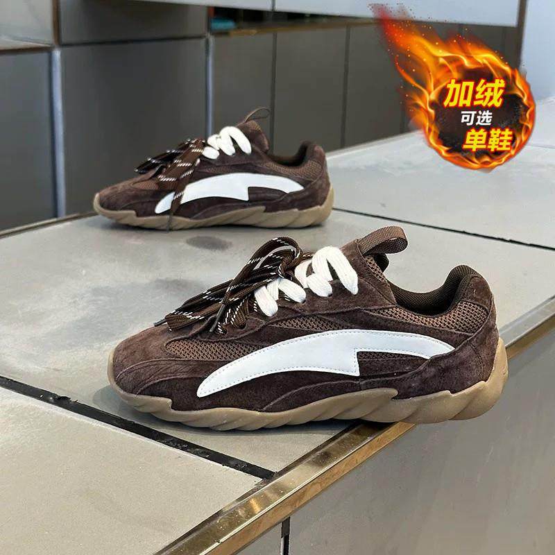 德训鞋男2025新款冬季加绒保暖二棉鞋青少年运动休闲复古阿甘潮鞋,流行男鞋,单鞋,淘宝优惠券,粉丝福利购,淘宝优惠卷