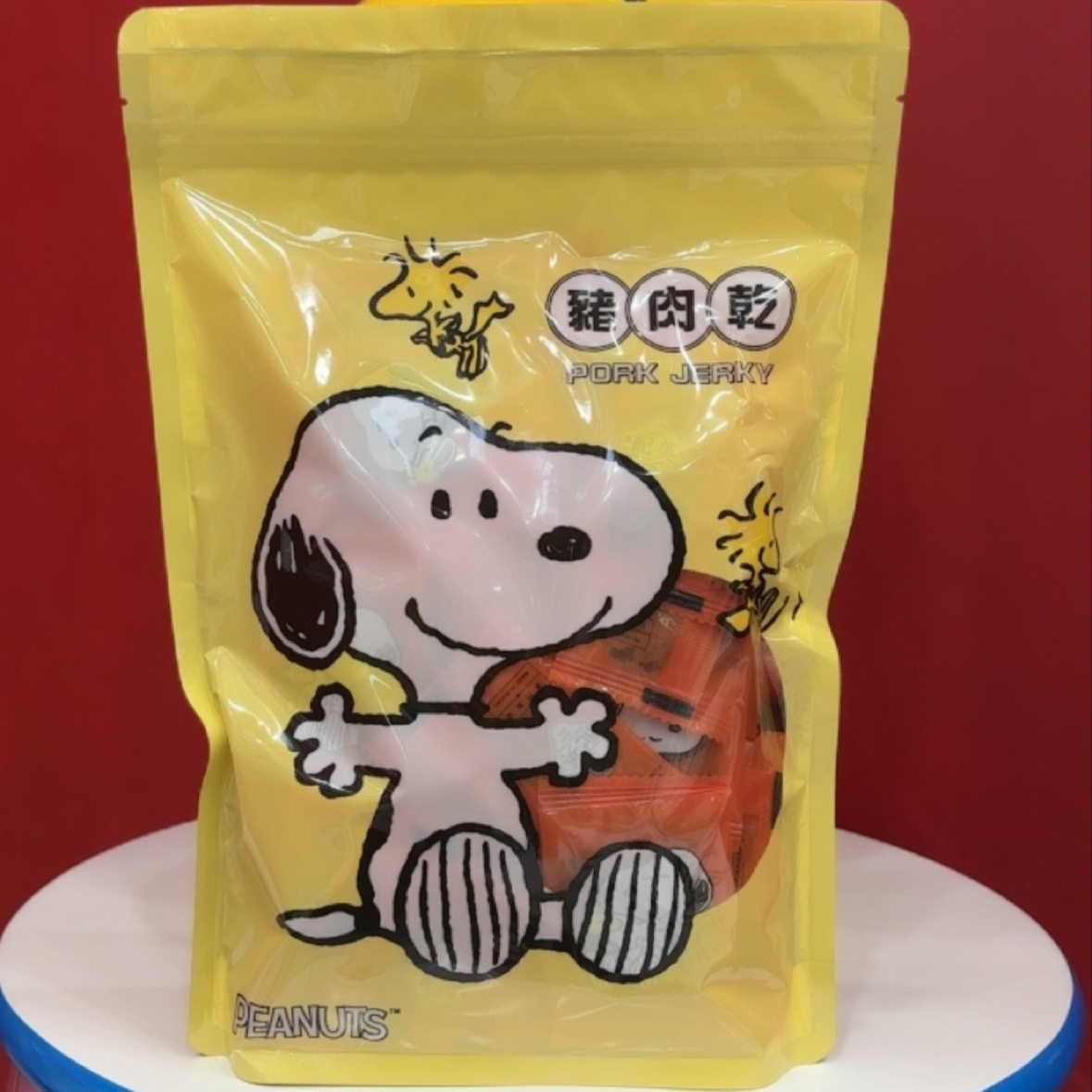 新品 澳门代购 英记饼家史努比系列 猪肉干猪肉脯 蜜汁手撕猪肉条