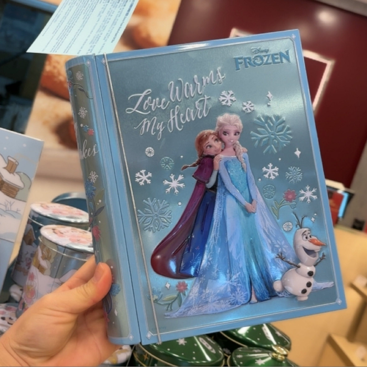 香港[奇华饼家]迪士尼冰雪奇缘圣诞节曲奇饼干伴手礼物糕点心礼盒