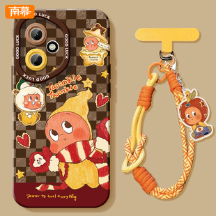 油画星星人适用荣耀500手机壳女400Pro新款 300保护套200华为100硅胶90防摔por小众80高级感HONOR外壳70带挂绳