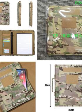 Tactical Notebook with Zippered Padfolio Ring Binder Paper