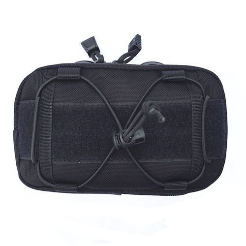 户外战术背心背包副包MOLLE水袋包特种兵作战附件包模块化杂物包 材质：1000D防水尼龙布 内衬：420D里布 容量：手机、笔、钱包、证件 颜色：黑色、军色、泥色 ，cp色 ACU色 内部结构：暗袋 主物袋、副袋 场合：旅行、登山、逛街 重量：0.175KG