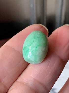 翠都翡翠珠宝天然翡翠A货玉佩挂坠小吊坠项坠绿色路路通000441