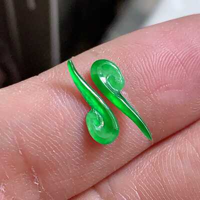 翠都天然翡翠A货裸石镶嵌面