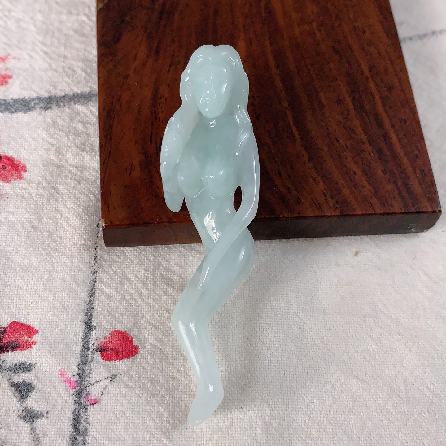 翠都翡翠A货冰糯种翡翠吊坠