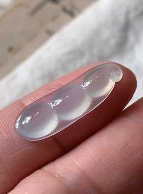 翠都翡翠珠宝缅甸天然翡翠A货挂坠小吊坠项坠冰种四季豆144145