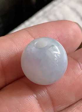 翠都翡翠珠宝缅甸天然翡翠A货冰送鉴定证书浅紫飘花路路通900280