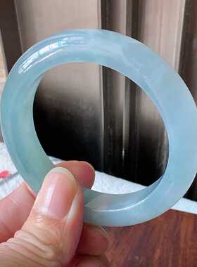 翠都翡翠珠宝天然缅甸A货玉石玉镯子冰种男女款55厚装手镯151190