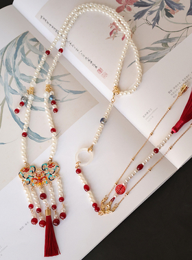 画卿颜合金仿珍珠圆珠链