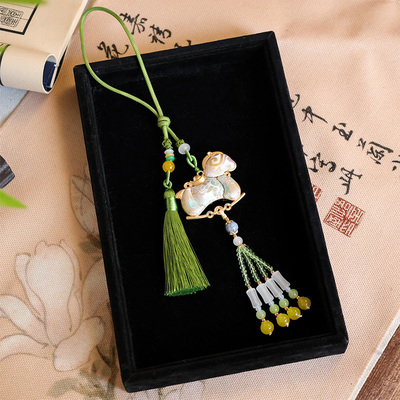 宋锦挂件非遗饰品平安锁吊坠