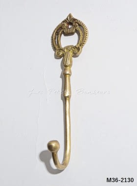 Les petits bonheurs｜现货日本 COTTAGE印度制黄铜复古风挂钩