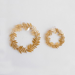 现货shesay圆形圣诞挂饰北欧墙壁挂件花环 bonheurs les petits