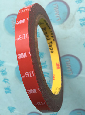 3M正品 3MVHB1MM厚度 防水灰色泡棉汽车泡棉胶双面胶MM宽*长3米长