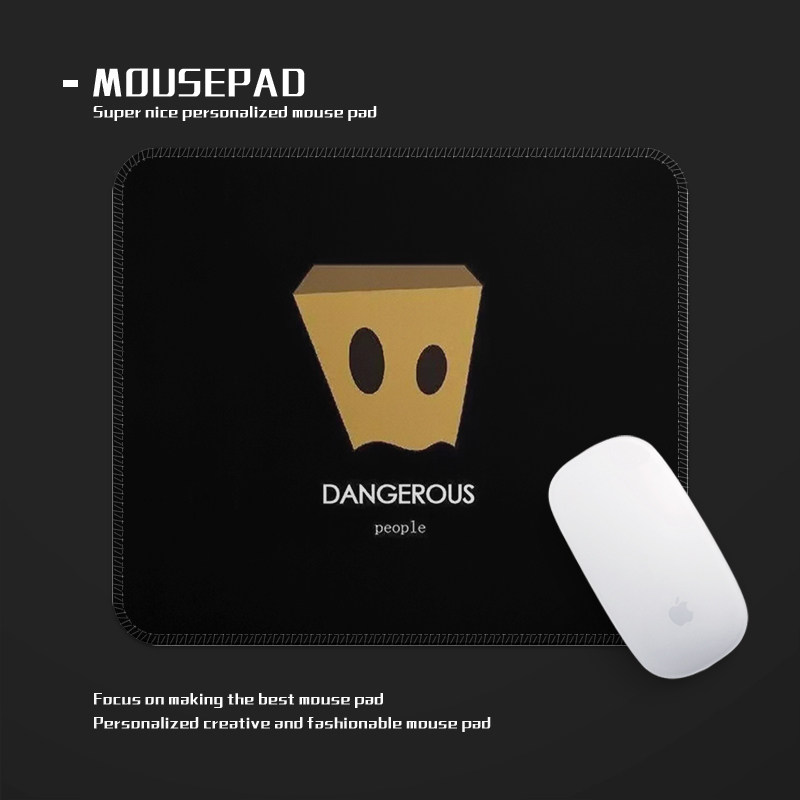 薛之谦dsp纸袋人鼠标垫小号锁边笔记本电脑防滑耐脏加厚书桌垫子