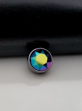 S高端进口金龟绿色001SCGR奥地利水晶衬衫毛衣装饰纽扣10mm定制款