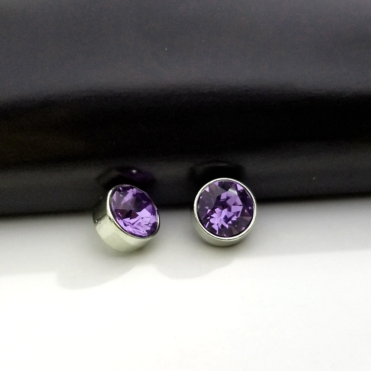 高端进口奥地利水晶藕荷紫539