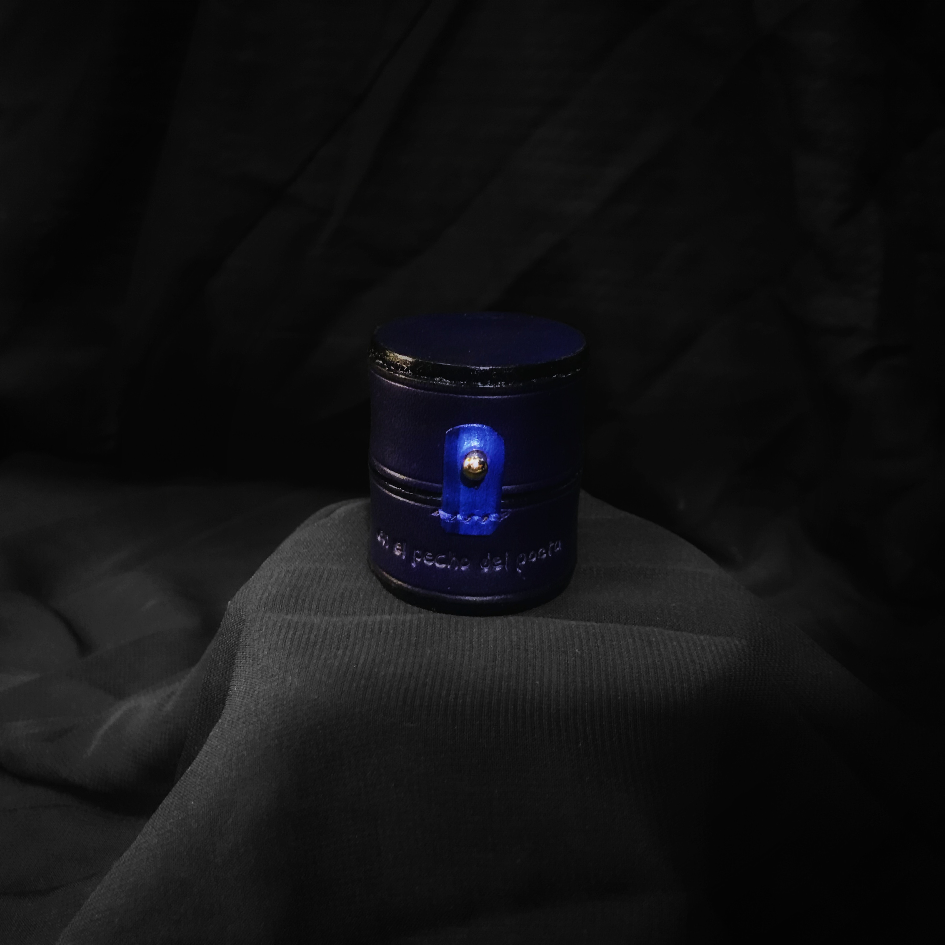 FENGMA缝马 手工牛皮戒指盒 定制刻字 抖音同款 ins创意结婚礼物