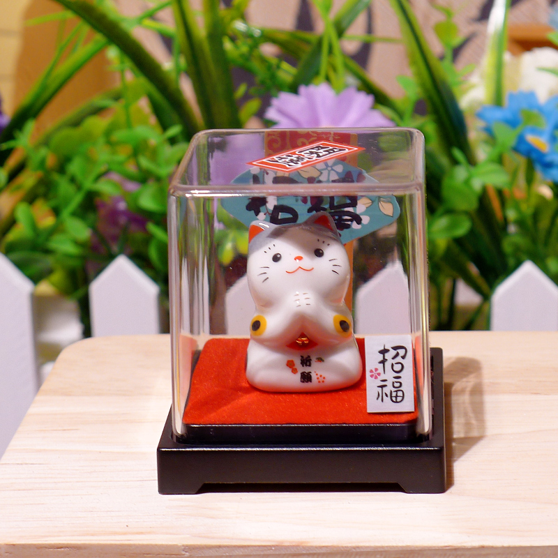 精致招财猫摆件新款高级日式猫神