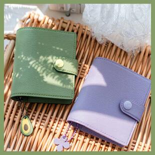 意匠工作室|【现货】手制皮具sully法羊A8活页本可爱糖果色