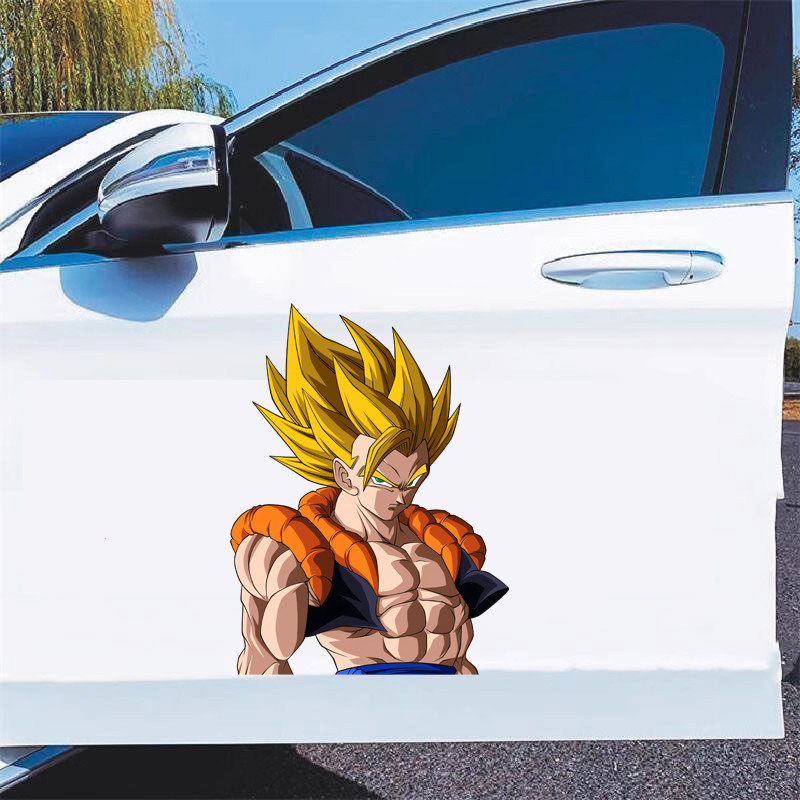 个性动漫七龙珠孙悟空创意汽车贴纸电动车身划痕刮痕装饰遮挡贴纸