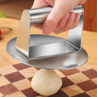 不锈钢汉堡压肉器家用厨房牛肉饼饭团手工饺子皮压汉堡圆形压饼器