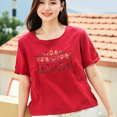 大码清仓夏郎婷儿品牌折扣T恤