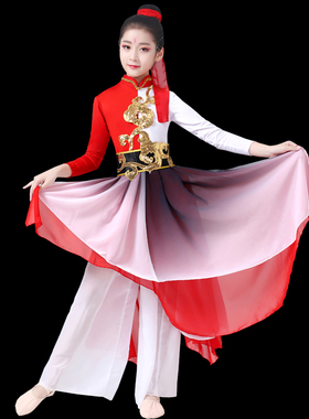 新款少年志演出服中国好少年舞蹈服男女儿童群舞书简舞扇子舞服装