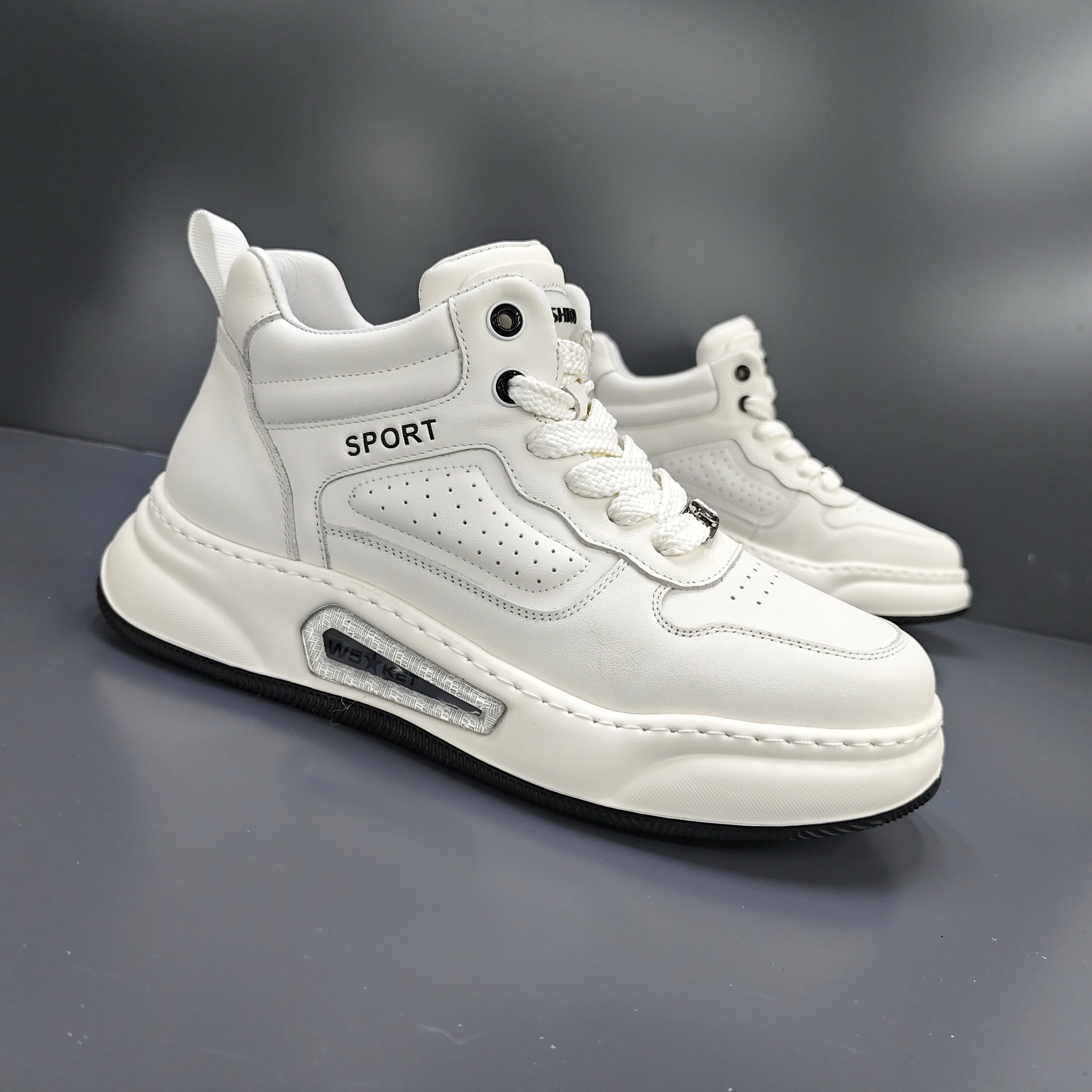 枫之时尚秋冬增高潮牌流行高帮鞋