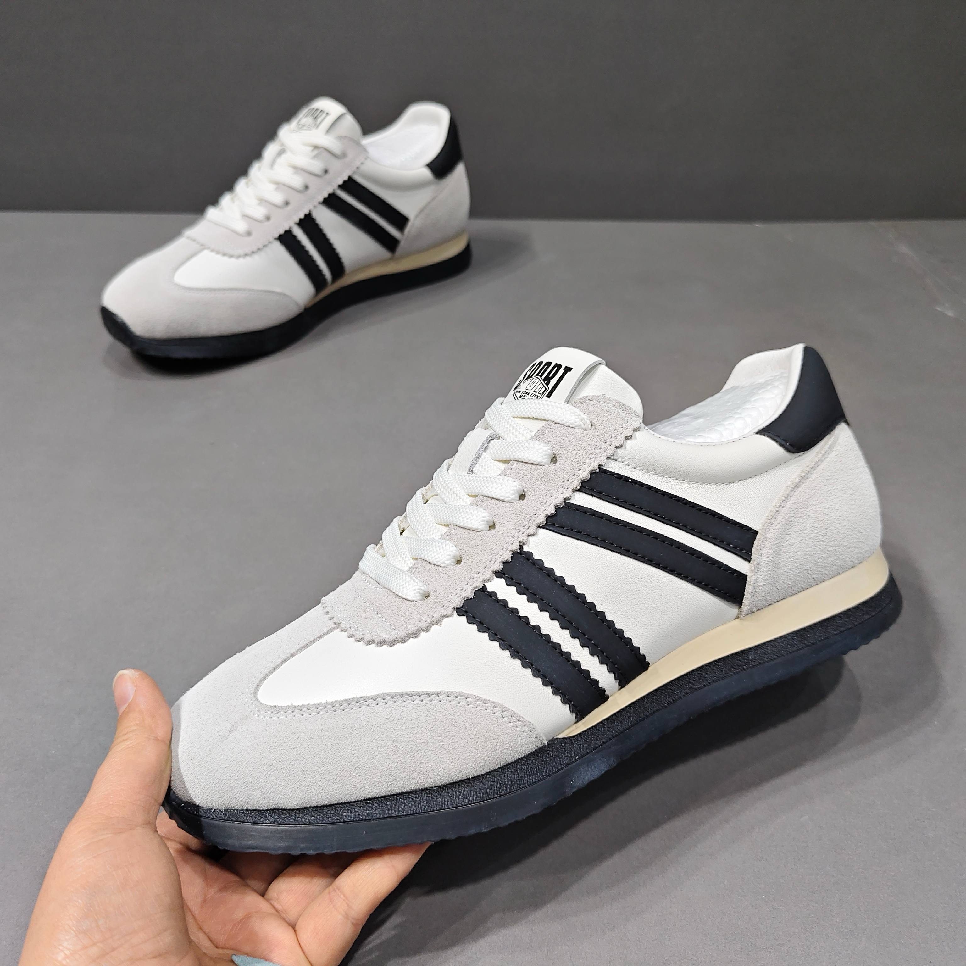 枫之时尚春季系带休闲鞋舒适透气清爽简约百搭牛皮2026男士德训鞋,流行男鞋,德训鞋,淘宝优惠券,粉丝福利购,淘宝优惠卷